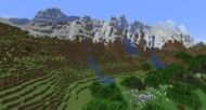 A beautiful mountain (Image via Minecraft)